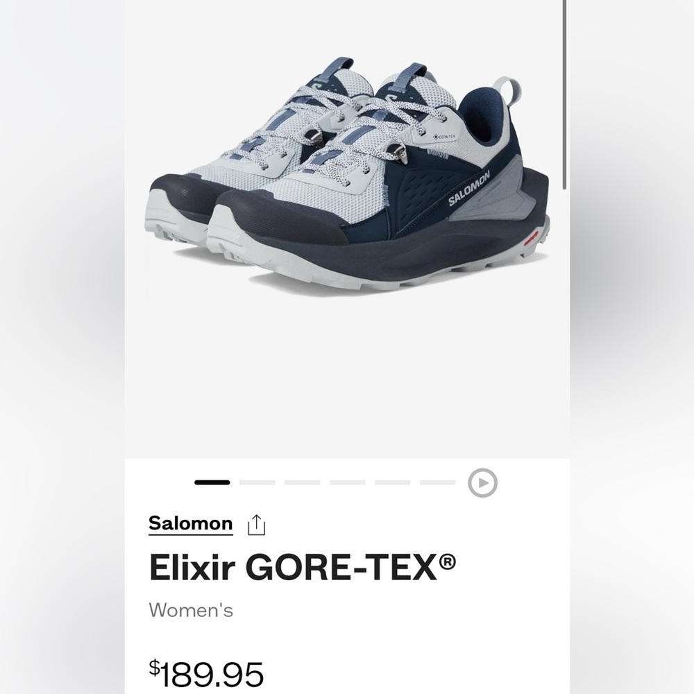 Salomon Elixir Gore-Tex Size 8 NWT NWT - image 2